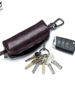 BULLCAPTAIN Leather Key case Car Holder Zipper YSB494