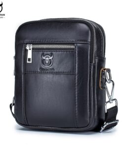BULLCAPTAIN Casual Men's Bags Leather Shoulder Bag Business DJB09