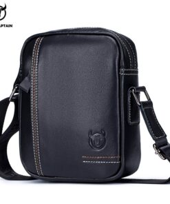 BULLCAPTAIN Leather Men Casual Business Messenger Crossbody Shoulder Bag djb228