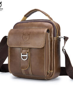 BULLCAPTAIN Men Shoulder Bag Classic Vintage Style Casual Messenger Bag djb038