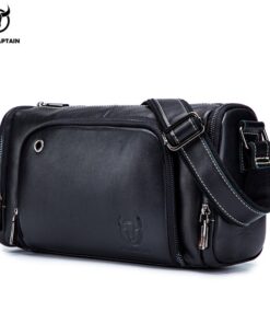 BULLCAPTAIN leather men's sports bag fitness shoulder bag djb01H