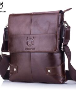 BULLCAPTAIN men's bag leather messenger shoulder messenger handbag 033
