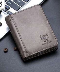 Bullcaptain RFID Leather Men's Wallet qb 031 shu new